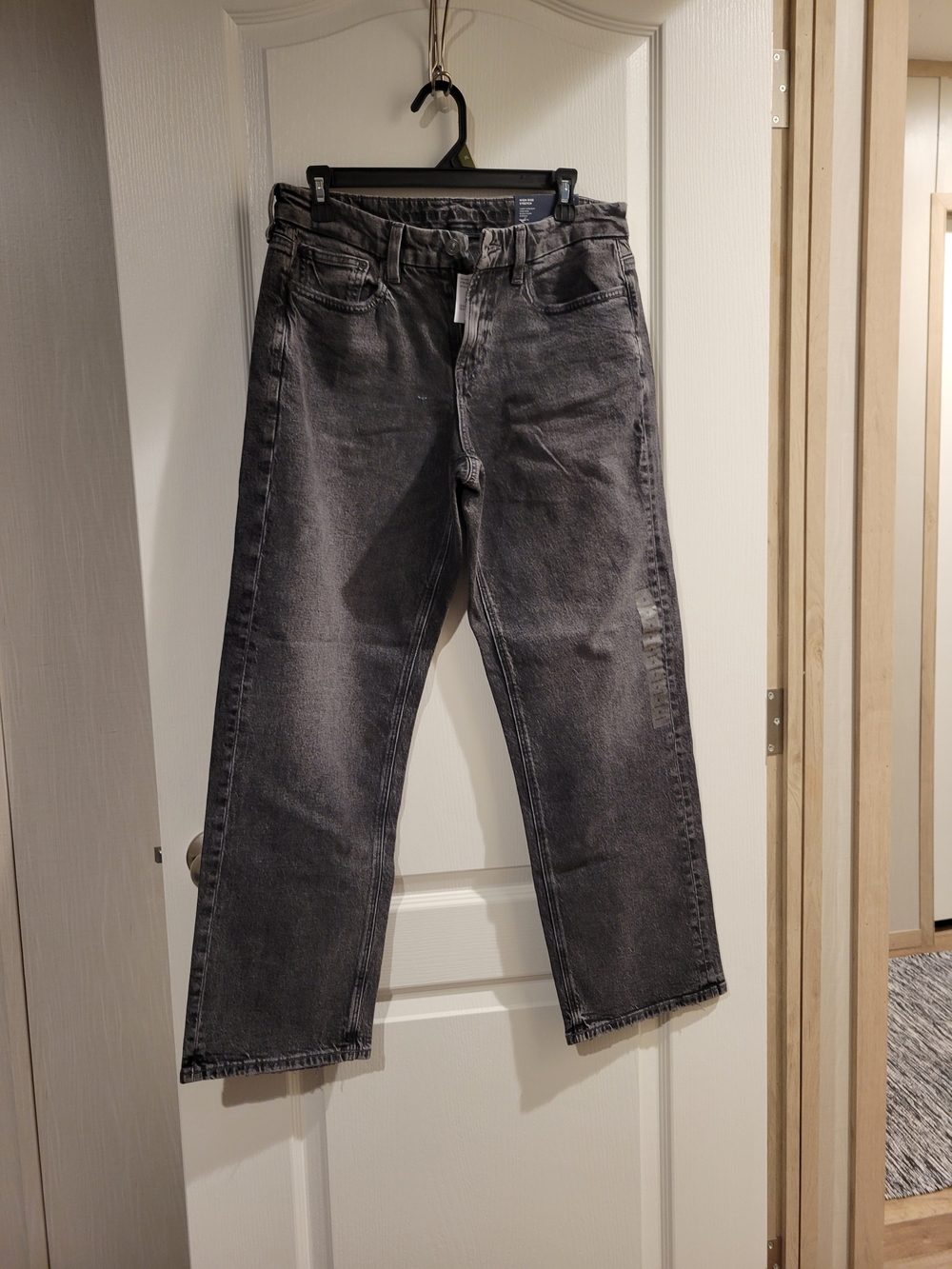 American Eagle Outfitters Womens Straight Gray Washed Jeans